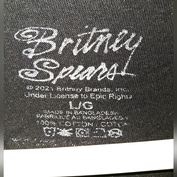 Black "Britney Jean" Album Tee - Picture 5 of 6